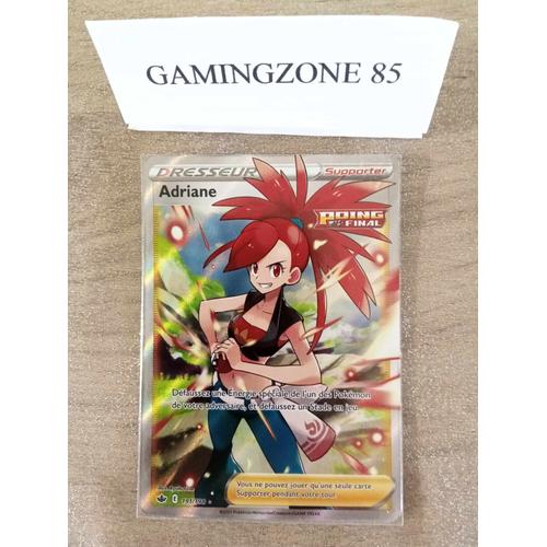 Adriane 191 198 Dresseur Full Art Poing Final - Ultraboost X Epée Et Bouclier 6 R Gne De Glace - Coffret De 10 Cartes Pokémon Françaises