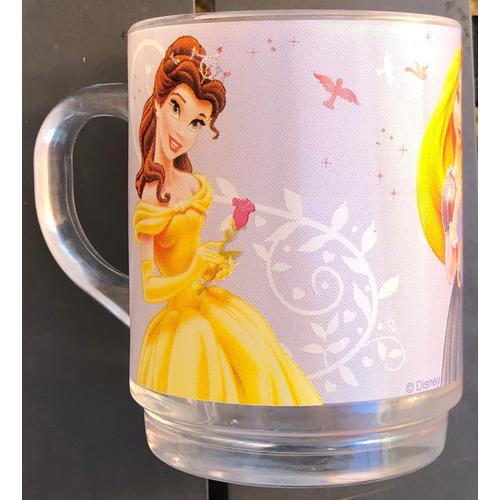 Tasse Belle, Princesse Aurora, Princesse Ralponce, La Belle Et La Bête, Walt Disney, Verre, Mug, Figurine