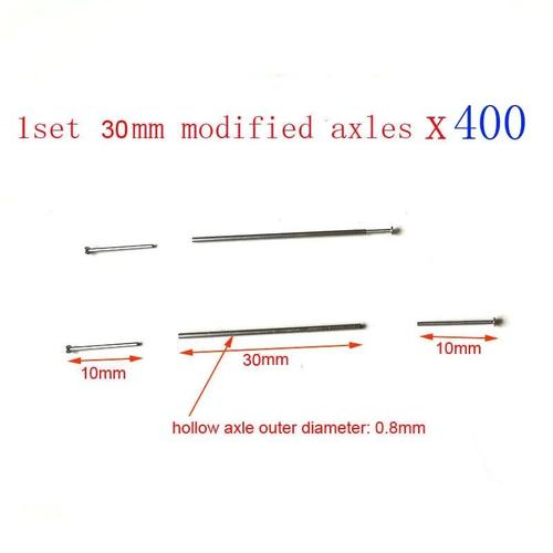 400sets 30 Mm Essieux - Roues De Voiture En Alliage Moulé Sous Pression, Axe De 0,Arbre Creux Avec Broche N64.Pin Pour Hw 1:64, Matchbox, Modèle De Voiture Tomeca, 1/64