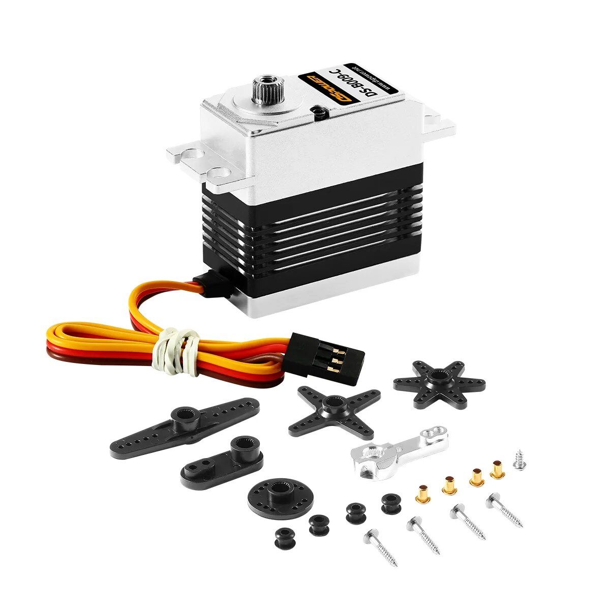 B009 Black - Servo tanche  Couple lev, Moteur Sans Balai...