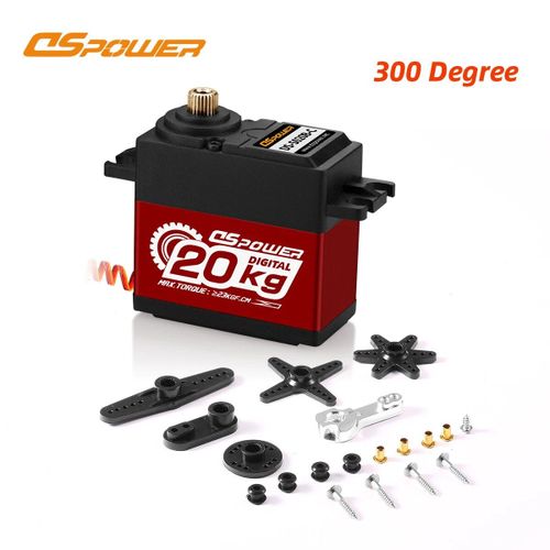 S020b-300 Rouge - Servomoteur Numérique Étanche À Couple Élevé, Moteur Sans Balais, Pour Voiture, Robot, Bateau, Hélicoptère, Rc