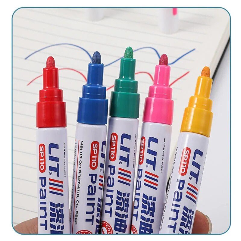 Rose - Stylo De Peinture Pour Camion Rc, 12 Couleurs, Pour 1... - 5