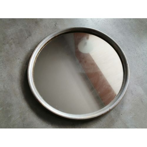 miroir gris rond 43 cm