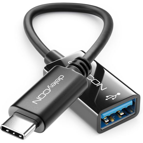 NAERYUT-Usb-C To Usb-A Otg Adapter Cable 3.0-Compatible With Laptop Pc Smartphone Mobile Phone Iphone 16 15 S25 S24 S23 Macbook Ipad Mini Imac¿17 Cm