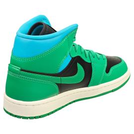 Jordan 1 cheap noir et verte