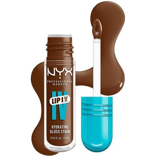 Ershi-Nyx Professional Makeup - Gloss Hydratant Effet Mouillé - Tenue Jusqu'à 12h - Hautement Pigmenté - Fini Brillant - Lip Iv Gl[2 
