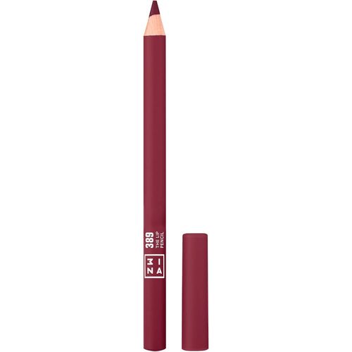 Ershi-3ina Makeup - The Lip Pencil 389 - Bourgogne - Crayon A Lèvres Bourgogne Matte Longue Tenue - Crayon A Lèvres Avec De L'huil[4 