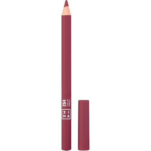 Ershi-3ina Makeup - The Lip Pencil 264 - Nude Foncé - Crayon A Lèvres Nude Foncé Matte Longue Tenue - Crayon A Lèvres Avec De L'hu[4 