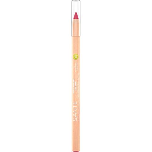 Ershi-Sante Naturkosmetik Soft Mineral Crayon À Lèvres 04 Blooming Scarlet, Texture Veloutée, 1,14 G[561] 