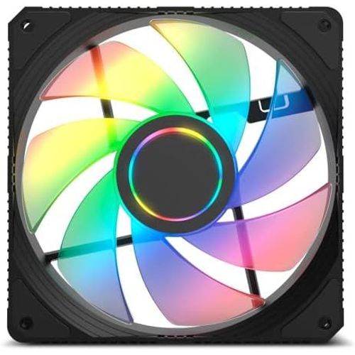 ERSHI-Nox Hummer M-FAN -NXHUMMERMFAN- Ventilateur de boîtier 120mm, Infinity Mirror ARGB, 7 pales translucides, roulements hydraul[5