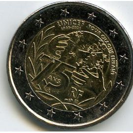 France 2 Euros 2021 Commémorative 75 Ans Unicef Pour Chaque Enfant