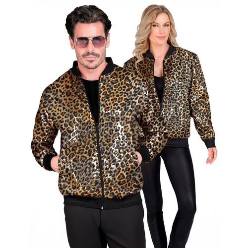 Veste À Sequins Léopard Adulte - Taille: Xxl