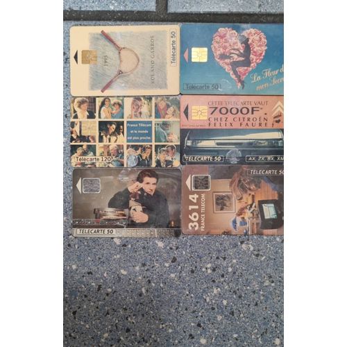 Vends Lot De 6 Cartes