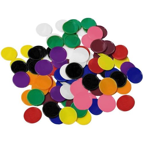 Ershi-Jetons Plastiques, 200 Pcs Learning Ressources, 10 Couleurs Pour Bingo, Poker, Loto Et Jeux De Société, Marqueurs Pour Nain [1