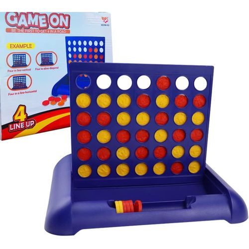 Ershi-Puissance 4 Voyage Pour 2 Joueurs Jeu De Société De Strategie Jouet Parent-Enfant Jeux De Voyage Pour 3 4 5 6 7 8+ Ans Et Ad[1