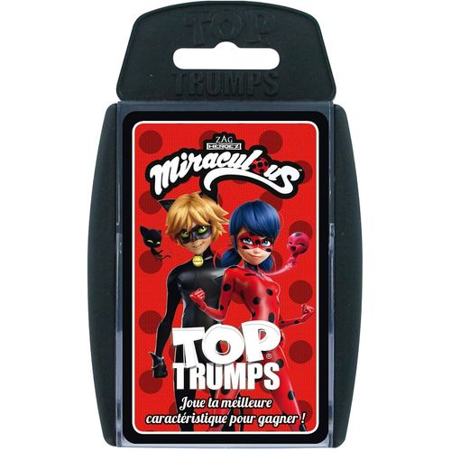 Ershi-- Top Trumps Miraculous - Jeux De Cartes - Jeu De Société - Jeu De Batailles - Jeu De Voyage - De 2 À 6 Joueurs - A Partir D[2
