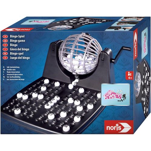 Ershi-Noris Tambour De Bingo Avec Jetons, 90 Boules Et 12 Cartes De Bingo, Jeu D'action Pour Toute La Famille, Pour Les Enfants À [3