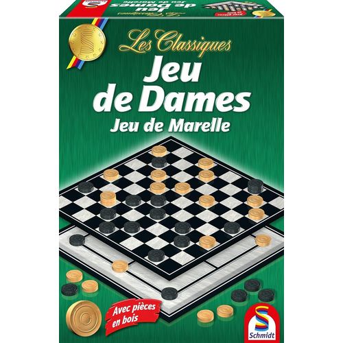Ershi-- 88110 - Jeu De Plateau - Classic Line - Jeu De Dames[3248]