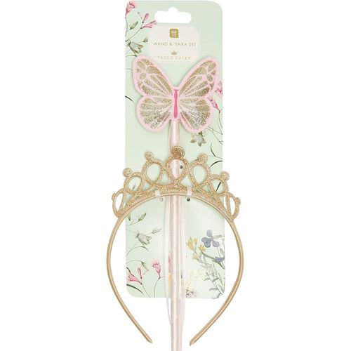 Ershi-Baguette De Fée Papillon Et Diadème De Princesse | Déguisements Pour Enfants, Accessoires De Costumes, Cadeaux Pour Filles, [3