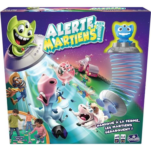 Ershi-Alerte Aux Martiens - Jeu De Société Pour Enfants Dès 6 Ans - Attrapez Les Animaux Avec Votre Soucoupe Volante - Jeu Intérac[5