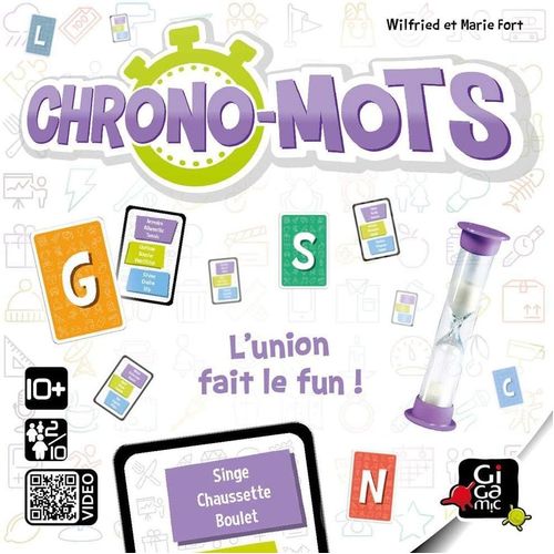 Ershi-- Jeu D'ambiance Chrono-Mots, 10 Ans To 99 Ans,Gbch[812]
