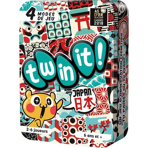 Ershi-Asmodee Cocktail Games | Twin It Japan | Jeu De Société | Jeu D'ambiance | A Partir De 6 Ans | 2 À 6 Joueurs |15 Min[115]