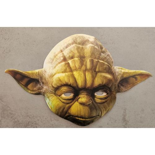 Masque Star-Wars Yoda, Ref. Swyod01, N° 32414, Marque Mask-Arade Masquerade