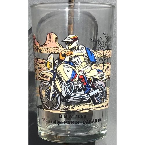 Verre A Moutarde Bmw 1050 1er Du Rallye Paris Dakar 84, Moto