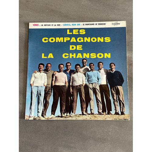 Les Compagnons De La Chanson Venus La Guitare Et La Mer Carioca, Mon Ami Le Marchand De Bonheur Vinyle 45 T