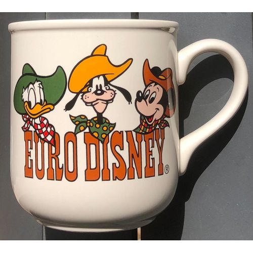 Tasse Mickey, Donald, Dingo Eurodisney, Walt Disney, Dessin Animé, Mug, Figurine
