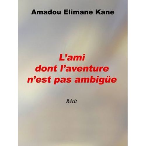 L'ami Dont L'aventure N'est Pas Ambigüe