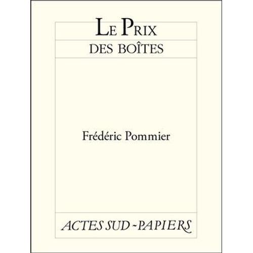 Le Prix Des Boîtes