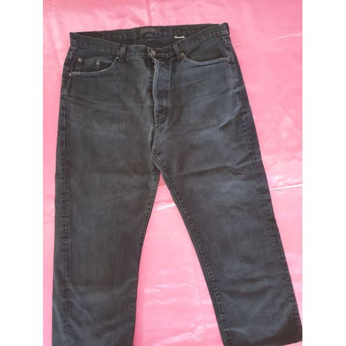 Jean Coton Noir Taille 48