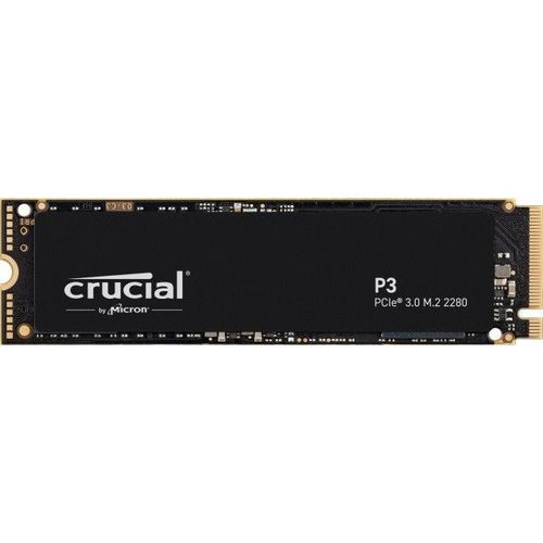 Crucial P3 - SSD - 500 Go - interne - M.2 2280 - PCIe 3.0 (NVMe)