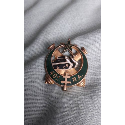 Insigne 40 Ème Régiment D’Artillerie