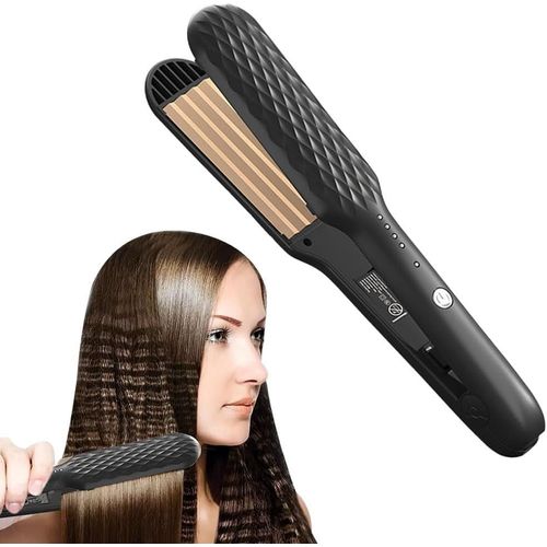 Asas-Fer A Gaufrer Les Cheveux,Gauffreur A Cheveux Avec 4 Température Réglable,Chauffage Rapide,Gaufrier Cheveux Pour Cheveux Longs,Courts,Donner Du Volume À Vos Cheveux 