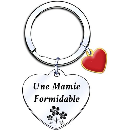 Asas-Cadeau Mamie Porte-Clés,Pour La Fête Des Grands-Mères,Cadeau De Fête Des Mères,Cadeaux D'anniversaire,Cadeaux Mamie Anniversaire Noël