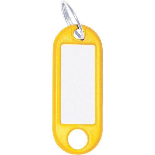 Asas-262811805 Lot De 100 Porte-Clés Avec Anneau Jaune
