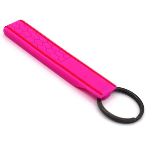 Asas-Porte-Clés Avec Structure En Nid D'abeille,Rose Fluo/Rouge