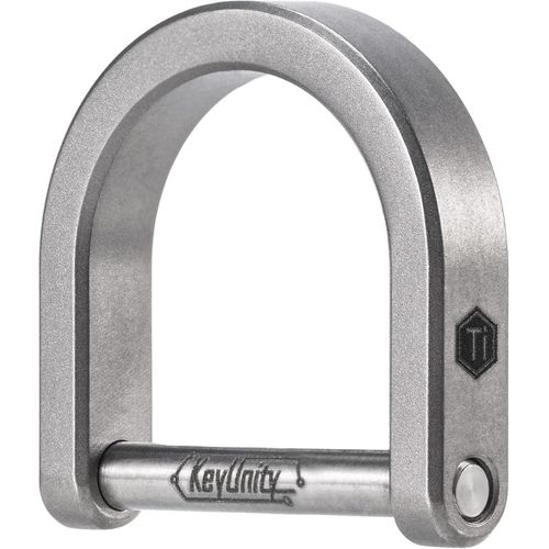 Asas-Ka17 Clé À Anneau En Titane En D Manille,Porte-Clés En Forme De U Vis Dans Le Fermoir En Fer À Cheval Pour Fob De Voiture,Accessoires De Porte-Clés(Sablé,L)