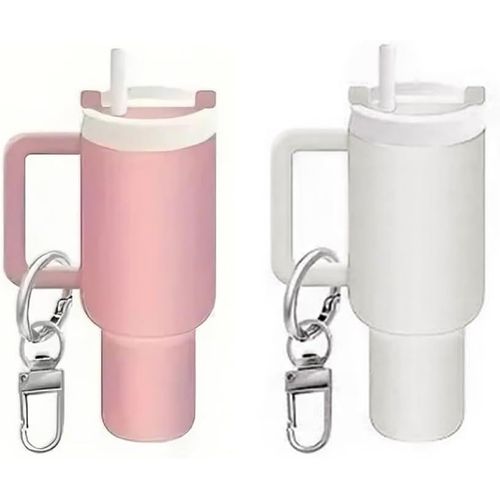 Asas-Mini Tasse Porte-Clés Baume À Lèvres Porte-Clés Mignon Tasse Porte-Clés Sac À Main Porte-Clés À Breloques Pour Bouteille D'eau Accessoires