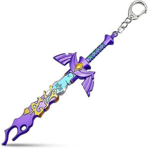 Asas-Porte-Clés Épée Decayed Master Sword,Tears Kingdom Keychain,Zelda Keychain,Anime Porte Clés,Of Kingdom Keychain,Porte-Clés Zelda Tears Of Kingdom Pour Enfants Fans