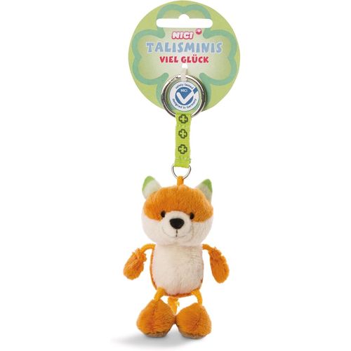 Asas-Porte-Clés Renard 7cm,47552,Orange/Beige