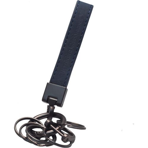 Asas-Lot De 6 Porte-Clés En Cuir Véritable Et Métal De Qualité Supérieure Pour Clés De Voiture,Clés D'appartement,Lanière Avec Imprimé Félicitations