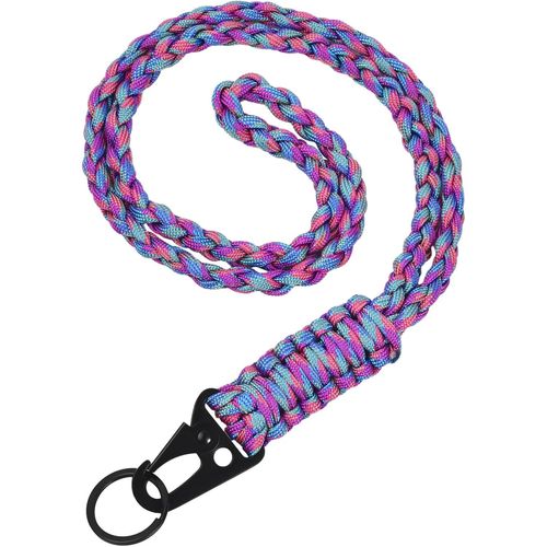 Asas-Lanière Tour De Cou,Cordon Porte Clef Cou,Porte Clés Long,Cordon Tour De Cou Cles,Tressé Lanyard Porte-Clés,Courroie De Cou De Lanière Pour Cartes D'identité Clés Activités De Plein Air