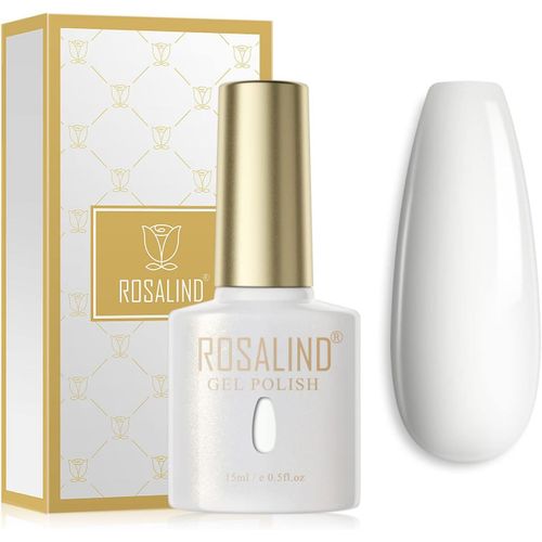 Asas-Vernis Semi Permanent,Lot De Vernis À Ongles Gels Blanc Laiteux 15ml Naturel French Gel Milky White Nail Art Gel Vernis Gel Blanc Uv Led Soak Off Vernis Gel Vernis Manucure 