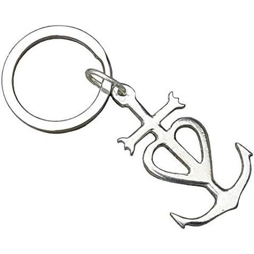 Asas-Porte-Clés Croix De Camargue,Fait Main En Etain Fin,Fabrication Artisanale Française Aux Etains De Jumilhac