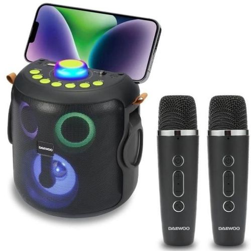 Altavoz con Bluetooth Daewoo Karaoke DW3008- 15W- 1.0