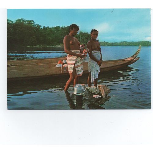 Guyane Française - Maroni . Femmes Bosch.