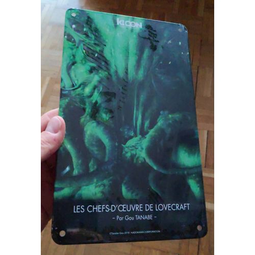 Les Chefs D'?uvres De Lovecraft, Par Gou Tanabe (Plaque Émaillée B)